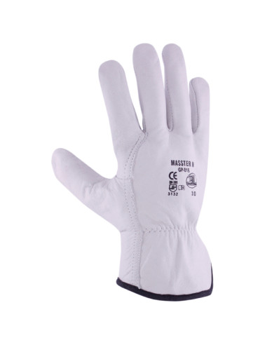 GUANTE PIEL FLOR MASSTER N (12x10)