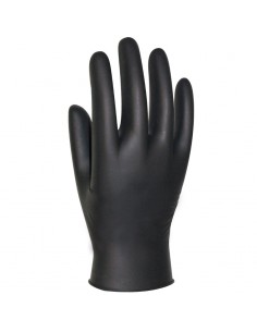 GUANTE NITRILO DESECHABLE SIN EMPOLVAR UNIBLACK (100ud)