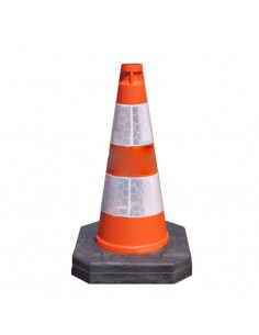 CONO 50 CAUCHO BASE 2 BANDAS REFLECTANTES 1650