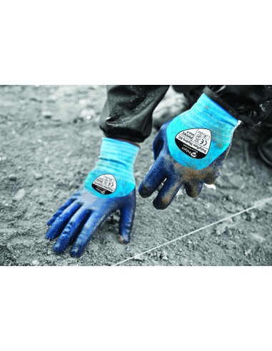 GUANTE NYLON POLYFLEX HIDRO PHYKC PALMA NITRILO...