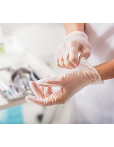 GUANTE VINILO 550 DESECHABLE SIN POLVO (DISP...