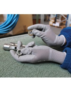 GUANTE NYLON PU2000G PALMA PU GRIS (10X24) 2