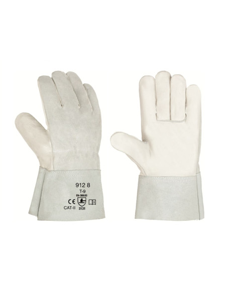GUANTE PIEL FLOR GTC 912 8 GRIS (T:9) (12X10)