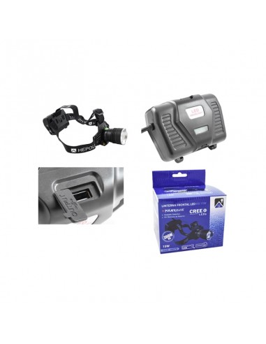 LINTERNA FRONTAL RECARGABLE HEPOLUZ 20079