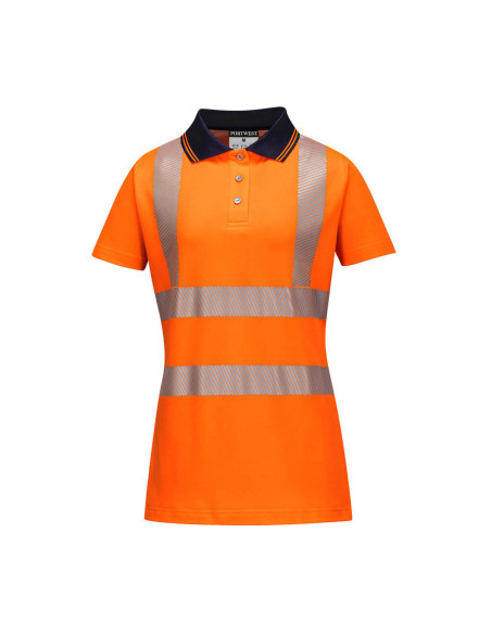 POLO BICOLOR AV PARA MUJER LW72 (XS-2XL)