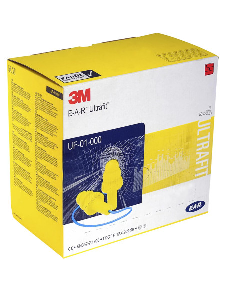 TAPON ULTRAFIT CON CORDON (CAJA 50 PARES)