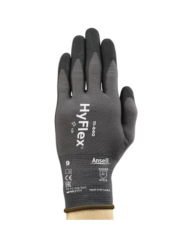 GUANTE NITRILO HYFLEX 11-840 (T: 5-12) (12X12)