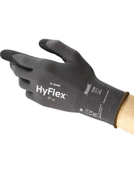 GUANTE NITRILO HYFLEX 11-840 (T: 5-12) (12X12)