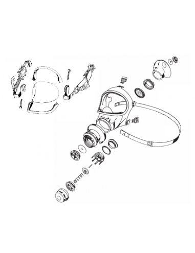 MASCARA RESPIRATORIA 3S H PF 10042636 (ANCLAJE...