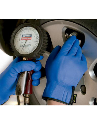 Guantes de Nitrilo JUBA - 5115BL Agility Blue