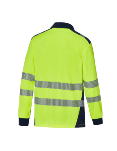 POLO ALTA VISIBILIDAD RECICLADO MANGA LARGA 2