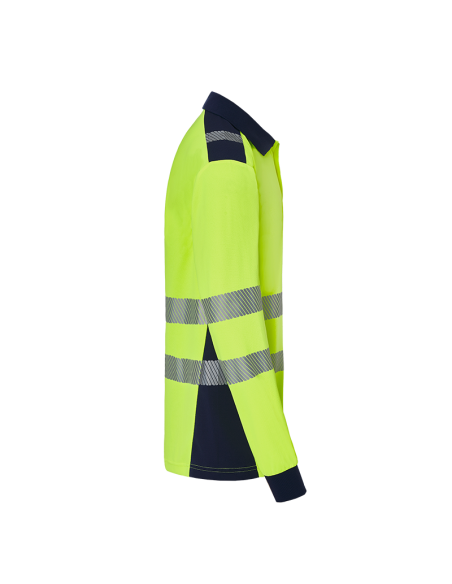 POLO ALTA VISIBILIDAD RECICLADO MANGA LARGA