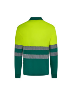 POLO ALTA VISIBILIDAD RECICLADO CON BANDA SEGMENTADA 2