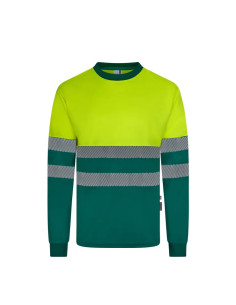 CAMISETA ALTA VISIBILIDAD MANGA LARGA RECICLADA