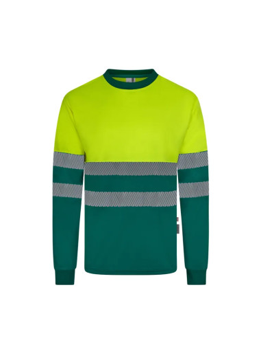 CAMISETA ALTA VISIBILIDAD MANGA LARGA RECICLADA