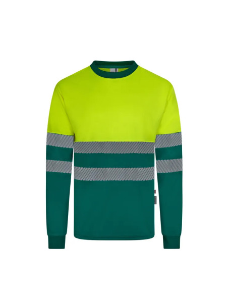 CAMISETA ALTA VISIBILIDAD MANGA LARGA RECICLADA