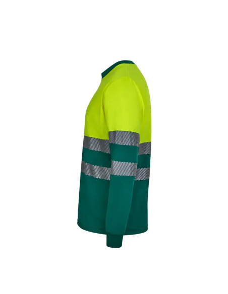 CAMISETA ALTA VISIBILIDAD MANGA LARGA RECICLADA