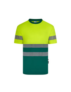 CAMISETA ALTA VISIBILIDAD MANGA CORTA RECICLADA