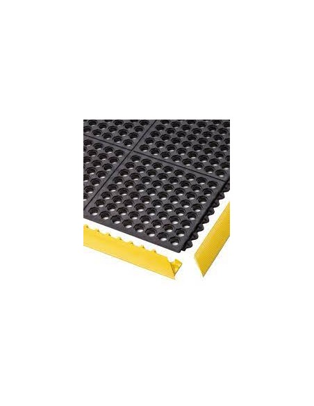 ALFOMBRA ANTIFATIGA CUSHION EASE NEGRO 550 91X91 PERFORADA