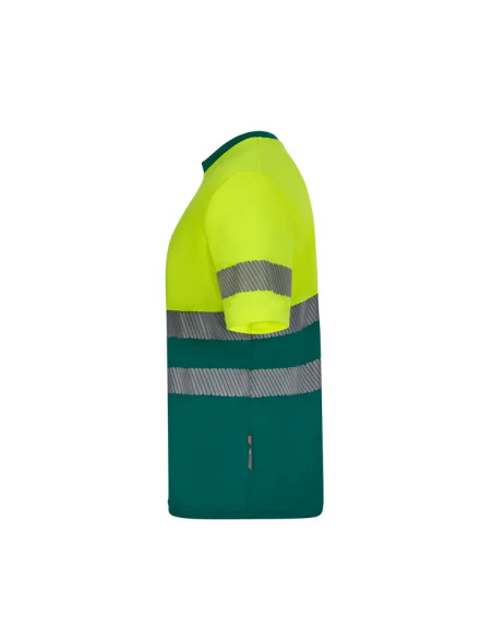 CAMISETA ALTA VISIBILIDAD MANGA CORTA RECICLADA