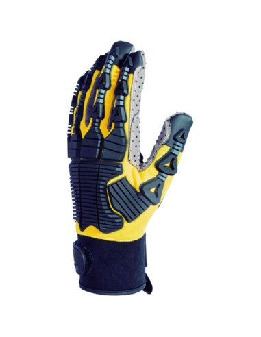 GUANTE TEXTIL CON TACOS PVC ANTI IMPACTO EOS...