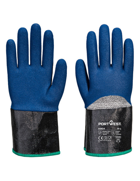 A304 - GUANTE DE ESPUMA DE NITRILO CON PUÑO EXTENSIBLE GRIP C13