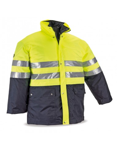 PARKA BICOLOR 288-PKFVMIX VERDE/AMARILLO